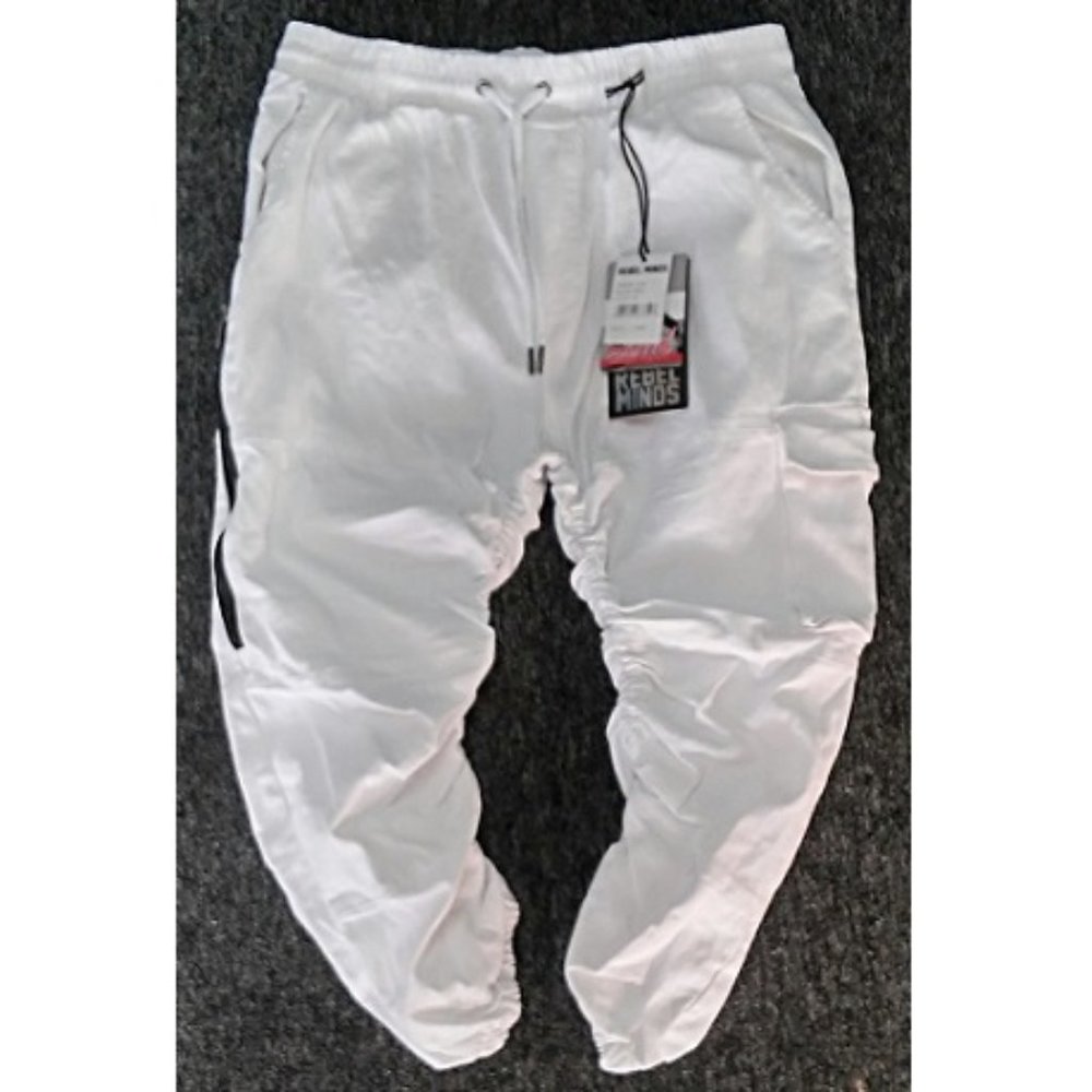 🆕 REBEL MINDS MEN CASUAL BREATHABLE CROPPED PANTS